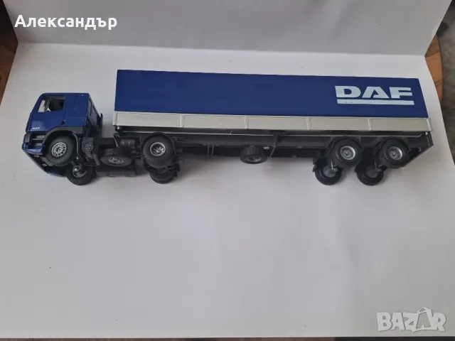 Метално камионче  DAF 85/360 ATI -  Tekno  мащаб 1:50, снимка 4 - Колекции - 49587278