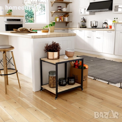 ПРОМОЦИЯ Мултифункционална масичка на колела с място за съхранение PADMA HOUSE SZCJ-20401-WA, снимка 4 - Маси - 52722003