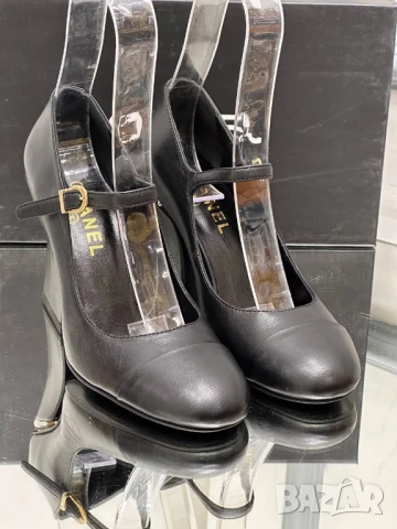 обувки на ток chanel burberry , снимка 3 - Дамски ежедневни обувки - 51005044