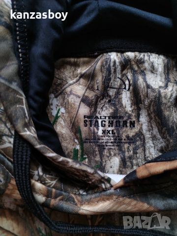 realtree staghorn - страхотно мъжко горнище КАТО НОВО 2ХЛ, снимка 8 - Спортни дрехи, екипи - 45918447