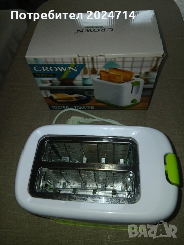 Тостер за 2 филии Crown