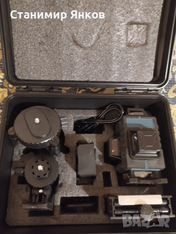 Лазерен нивелир , снимка 3 - Измервателни инструменти - 53565222