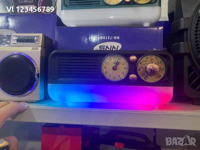 Тривълново винтидж радио AM/FM/SM с BT и вход за USB/ -TF карта NNS 7210Bt, снимка 7 - Радиокасетофони, транзистори - 52448115