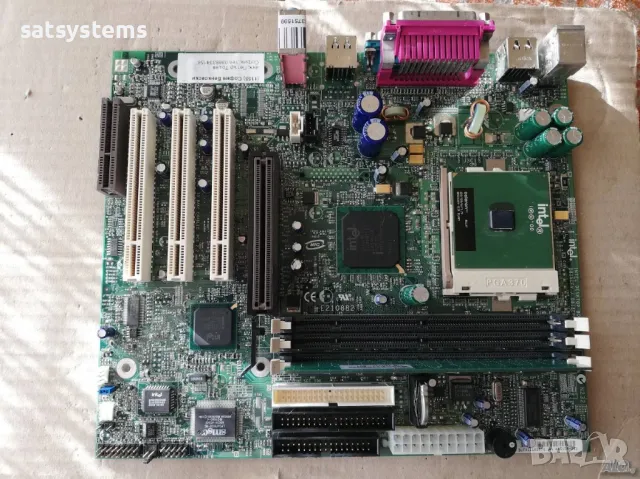 Дънна платка Intel Desktop Board D815EPFV Socket 370 CPU+FAN+RAM, снимка 3 - Дънни платки - 49193563