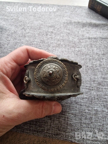 Антична руска месингова барутница , снимка 7 - Антикварни и старинни предмети - 53710272