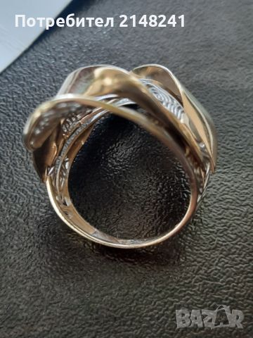  Намаление !Продавам  нов дамски златен пръстен-уникат.  85  лв. за грам -14кт  6.47 гр.-  550лв , , снимка 7 - Пръстени - 41930199
