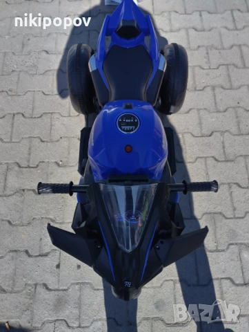 KAWASAKI акумулаторен мотор NINJA син, снимка 9 - Детски велосипеди, триколки и коли - 53569664