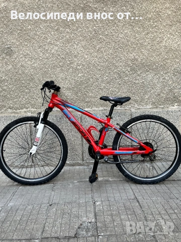 Алуминиев велосипед 24 цола 24 скорости преден амортисьор  много запазено , снимка 8 - Велосипеди - 54130345