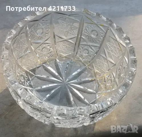 прекрасна кристална купа 12 см НОВО, снимка 4 - Други - 49832628