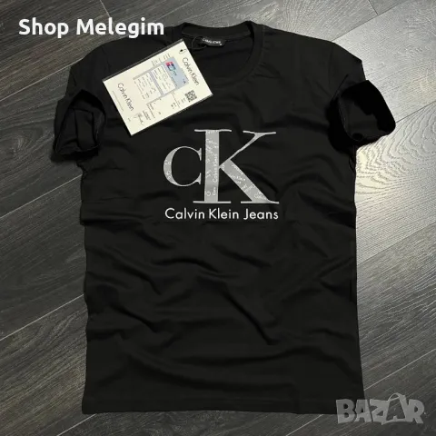 CALVIN KLEIN памучна тениска , снимка 1 - Тениски - 48378395