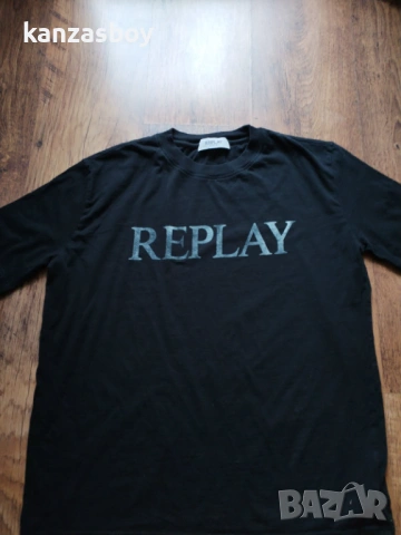 replay - страхотна мъжка тениска M, снимка 5 - Тениски - 53910601