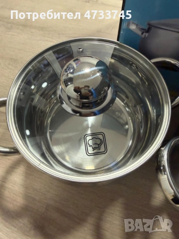 Комплект тенджери Swissgold EMMIE (SG-18099) – 3 броя с 5-слойно капсуловано дъно, снимка 9 - Съдове за готвене - 53438052