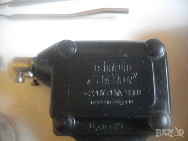 Нов български Соц старо качество индукционен поялник ПИР-2 в оригиналната си кутия 80 вата 1976г, снимка 9 - Други инструменти - 53308352