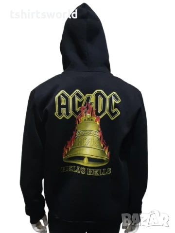 Нов мъжки суичър с ЦИП на AC/DC, GUNS N'ROSES, METALLICA,  NIGHTWISH, MOTORHEAD, снимка 5 - Суичъри - 30896757