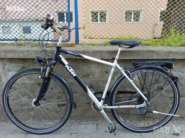 28 цола алуминиев велосипед КТМ с 21 скорости усилени капли амортисьори предни като нов , снимка 6 - Велосипеди - 53987484
