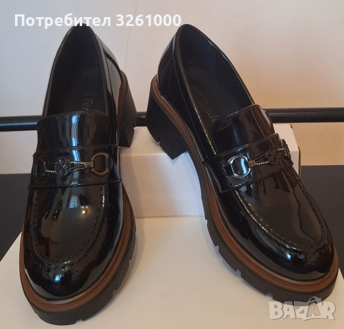 Черни лачени дамски обувки Размер 39 нови