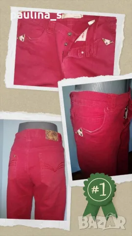 Четири броя / Червени мъжки дънкови бермуди и червен панталон , снимка 12 - Къси панталони - 31205613
