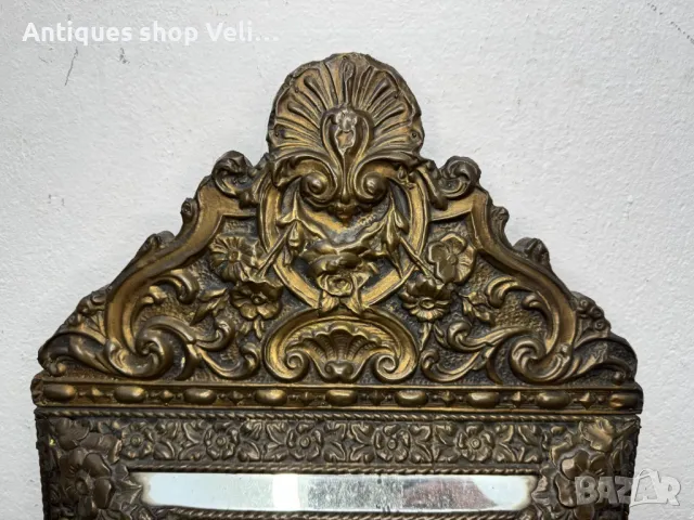 Старо френско огледало 19в. №6898 , снимка 5 - Антикварни и старинни предмети - 50349061