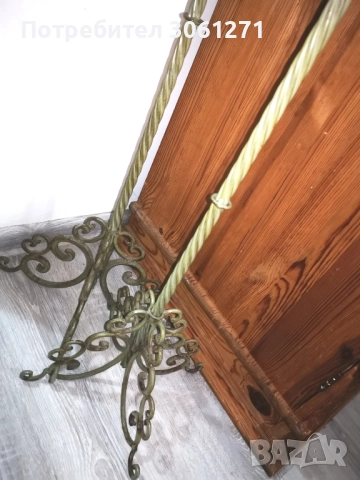 2 брой . Антики Метален свещник, декоративен, светло антик зелен, комплект от 2 брой. Venetian , снимка 5 - Декорация за дома - 51856946