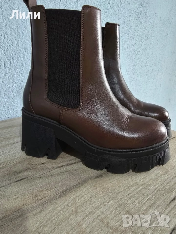 Боти естествена кожа Karolina Kurkova Originals размер 38, снимка 4 - Дамски боти - 53482047