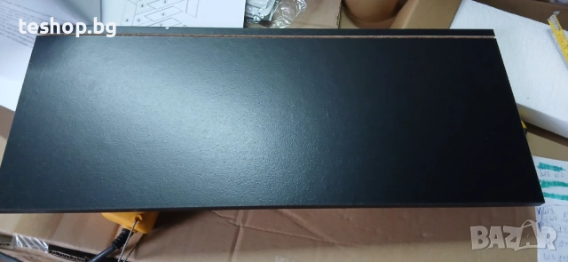 Етажерка с 6 рафта 60х23х210 см черна, снимка 2 - Етажерки - 53477436