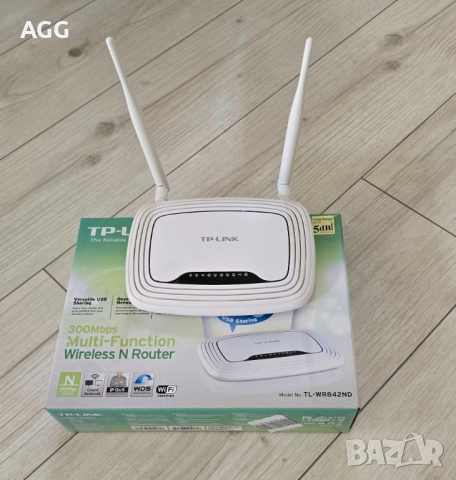 Безжичен рутер TP-LINK TL-WR842N, 300Mbps