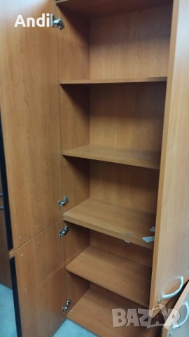 Двукрил гардероб с четири врати - Офис шкаф с рафтове 86/42/205 см, снимка 15 - Гардероби - 53661833