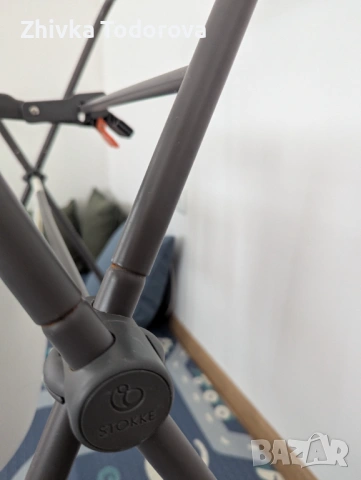 Stokke сгъваема стойка за вана+подложка за новородено, снимка 4 - За банята - 53463876