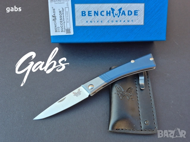 Сгъваем нож Benchmade SUCCESSOR 315 с кожен калъф