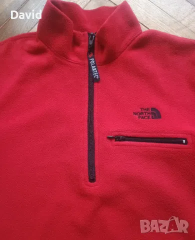 Оригинална мъжка поларена блуза The North Face Half Zip, снимка 3 - Блузи - 48653600