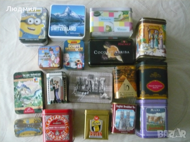 Стари метални кутии, снимка 3 - Колекции - 51495416