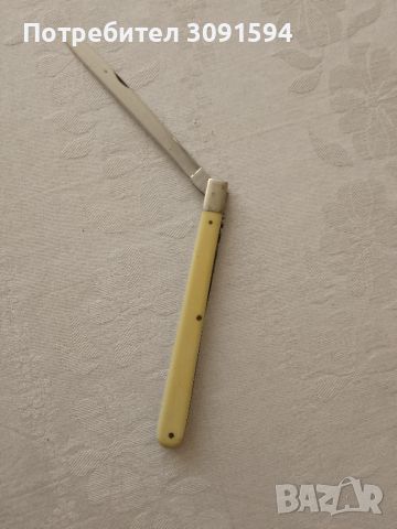 Стар нож за дегустация със слонова кост , снимка 1 - Антикварни и старинни предмети - 45608820