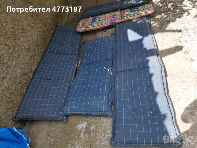 меки възглавници за пейка