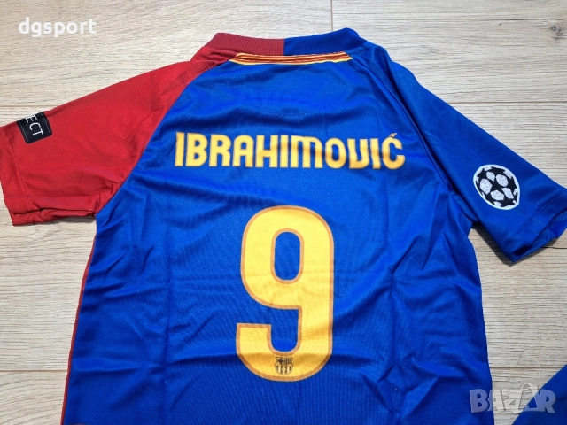 Детски екип на Златан Ибрахимович #Барселона#ретро модел!, снимка 2 - Футбол - 52490644