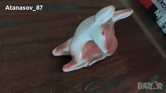 Порцеланова фигура сърна 1959г, снимка 3 - Антикварни и старинни предмети - 50139719