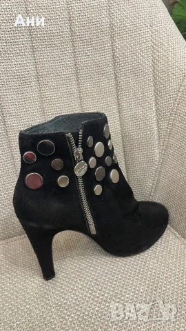 Кожени боти на ток Miss Sixty, снимка 3 - Дамски боти - 53482124