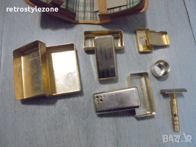 № 8378 Стар винтидж комплект за бръснене , снимка 3 - Други ценни предмети - 52472184