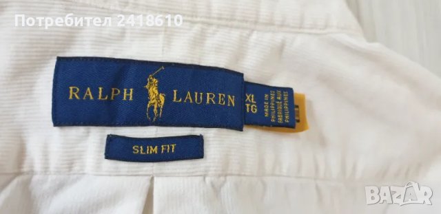 POLO Ralph Lauren Slim Fit Cotton Mens Size XL ОРИГИНАЛ! НОВО! Мъжка Риза!, снимка 13 - Ризи - 48895779