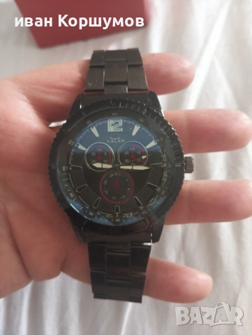 Часовници нови датския и черния по 7 евро в кутията ролекса 15 евро, снимка 2 - Мъжки - 54007108