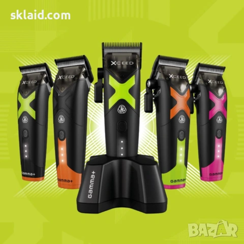 Машинка Gamma+ Xceed Metal, снимка 6 - Машинки за подстригване - 53795499