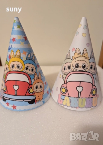 Парти сламки и свирки Лабубу / парти артикули, снимка 5 - Други - 51554445