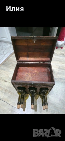 АНТИКА,КУТИЯ,САНДЪК С МЯСТО ЗА ВИНО. !, снимка 3 - Антикварни и старинни предмети - 53967223