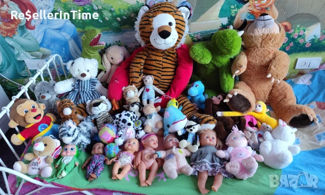 Огромен лот плюшени играчки 