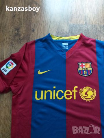 NIKE BARCELONA 2006 2007 HOME FOOTBALL SHIRT - мъжка футболна тениска С, снимка 2 - Тениски - 45439162