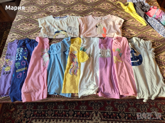 Тениски с къс ръкав за момиче 152-158 см., снимка 4 - Детски тениски и потници - 54159518