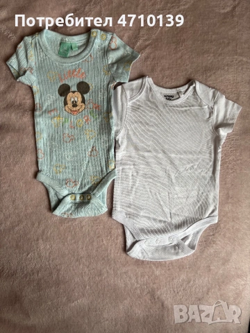 Бебешки дрешки, чисто нови. 3-6м , снимка 4 - Бодита за бебе - 53455857