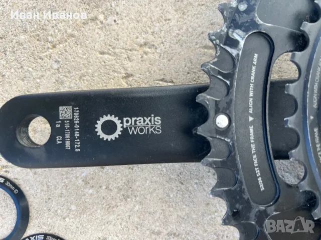 Шосеен курбел с POWERMETER PRAXIS WORKS, снимка 4 - Части за велосипеди - 47730426