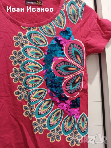 Чисто нова дамска тениска Desigual, снимка 11 - Тениски - 51750243