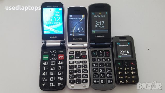 Телефони с големи копчета / Panasonic / EasyFone / Brondi, снимка 1 - Други - 45695456