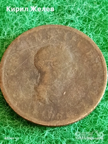 Стара монета пени Великобритания рядка за КОЛЕКЦИЯ ДЕКОРАЦИЯ 53160, снимка 5 - Нумизматика и бонистика - 53129017
